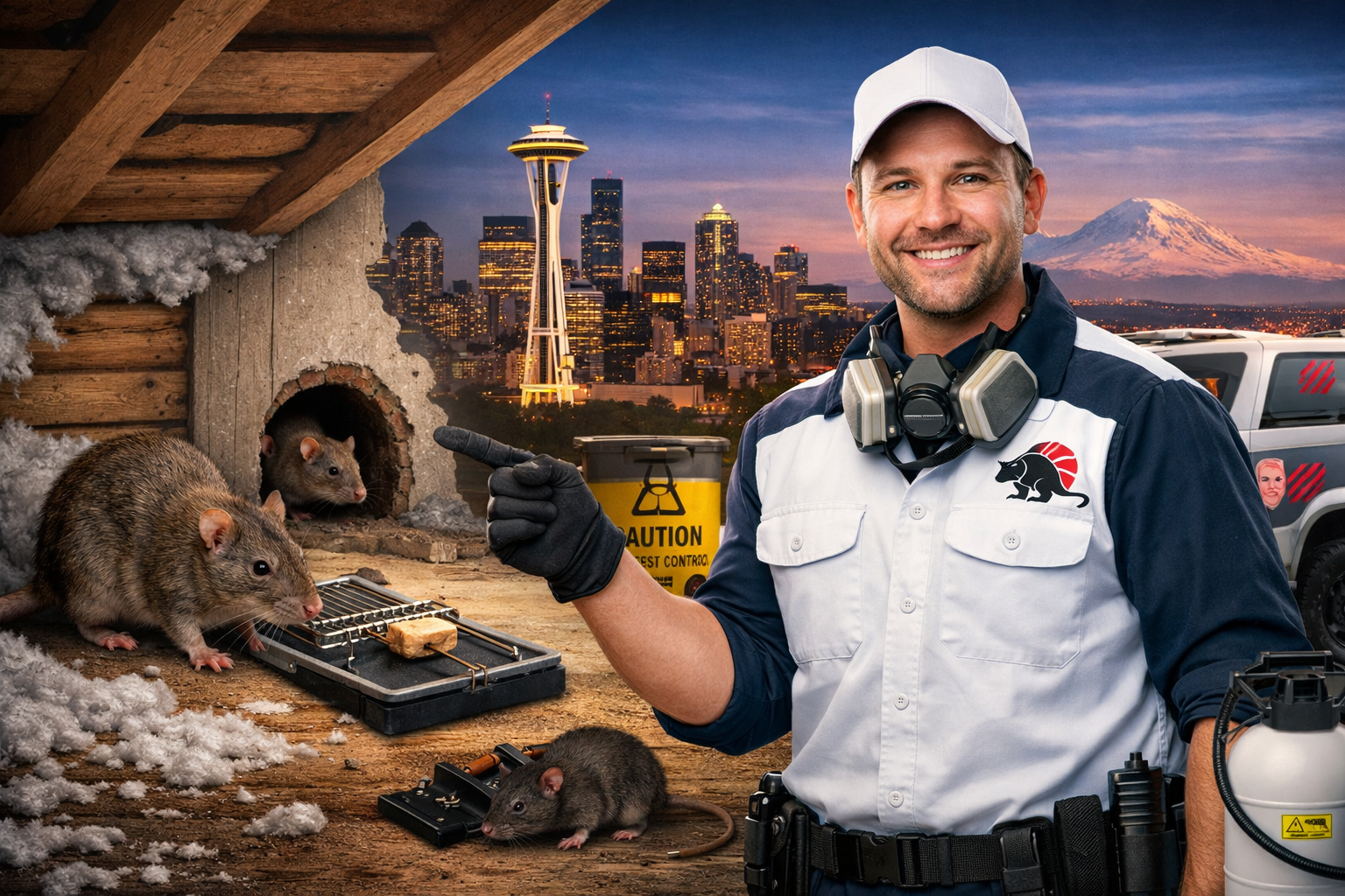 Emergency Rat Removal & Rodent Control Near Me in WA in Washington